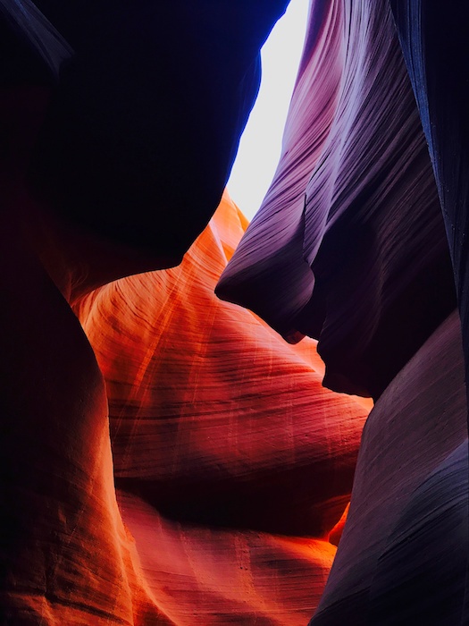 Lower Antelope Canyon beautiful photos - Bruce in Finding Nemo