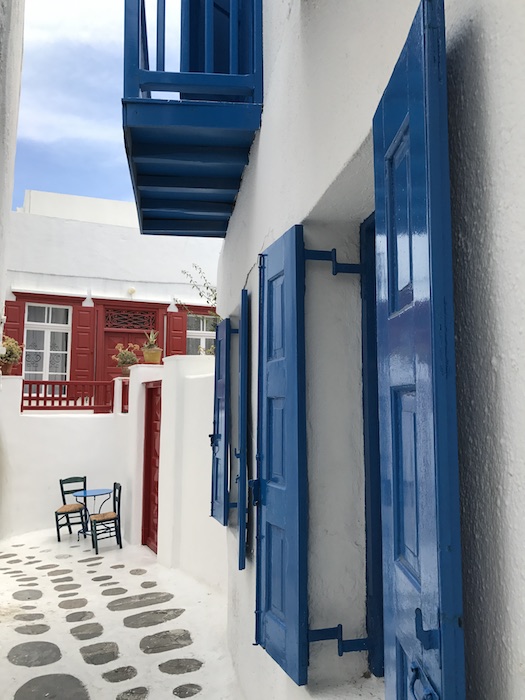 Colorful Mykonos Town